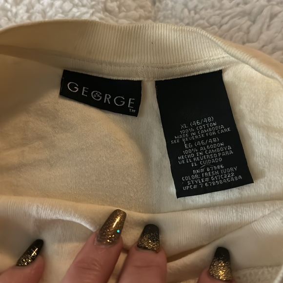 George Mens  Short Sleeves Crew Neck Pullover T Shirt Size XL - Picture 2 of 3